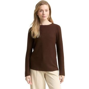 TOM TAILOR - 1016350 - Trui - Dark Pecan Brown - Dames