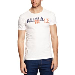 ESPRIT T-shirt voor heren, wit (wit (103 offwhite)), 42 NL/M