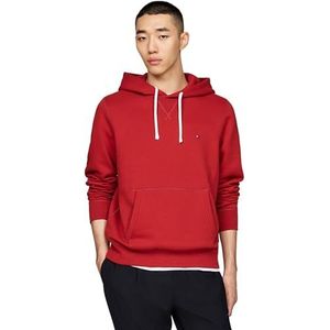 Tommy Hilfiger Heren ESSENTIAL FLEECE HOODY MW0MW37230, Pullover Hoodie, Rood, XXXL, Rood (Donker Magma), 3XL grote maten