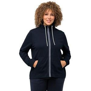 Ulla Popken - Sweatvest - Nachtblauw