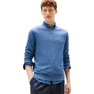 TOMMY HILFIGER Trui 'ESSENTIAL'  blauw gemêleerd