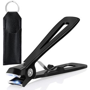Euqvunn Nagelknipper voor Dikke Nagels, Nagelknipper van Heavy Duty, Professionele Nagelknipper van Roestvrij Staal voor Vingernagel en Teennagel, Grote Teennagelknipper voor Senioren Mannen