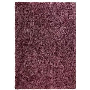 Hoogpolig langpolig tapijt paars violet 160x230cm