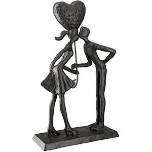 Gilde handwerk - Sculptuur - Beeld - Liefdespaar - Metaal - Zwart