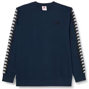 Kappa Heren Mannen Mannen Mannen Regular Fit Sweatshirt, jurk, blauwtinten, XXL
