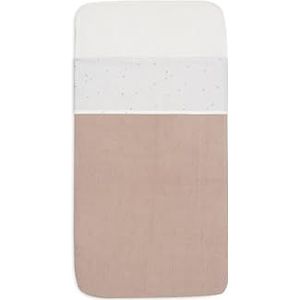 Jollein Bedlaken wieg, Twinkling, Wild Rose, 75 x 100 cm, voor babywieg, 100% katoen, Oeko-Tex-gecertificeerd