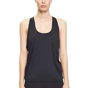 ESPRIT Sports Dames RCS Top ED Yoga Shirt Zwart, XS