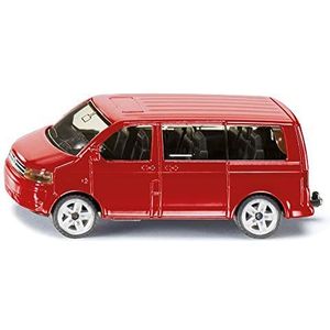 siku 1070, VW Multivan, Metal/Plastic, Red, Opening tailgate, Trailer hitch