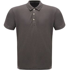 Regatta Heren poloshirt met button down kraag Classic 65/35 T-shirts/polo/jassen heren Seal Grey FR: L (maat fabrikant: L)