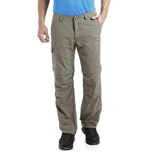 Maier Sports Heren Outdoor Zip-off Trave Pants Zipp Off, Bruin (Teak), 24 EU