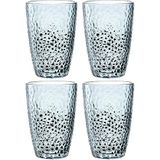 Longdrinkglas 340ml blauw MATERA - set van 4