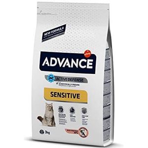 ADVANCE Volwassenen zalm en rijst droogvoer kat, 1-pack (1 x 3 kg)