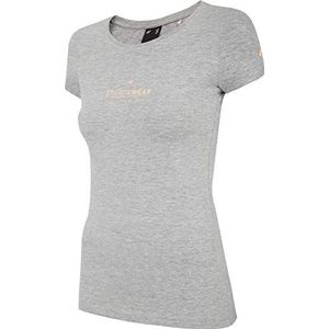 4F Dames T-Shirt Firat, Grey Melange, XL