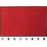 oKu-Tex Deurmat, vuilvangmat, Eco-Clean"", rood, gerecycled rubber, voor binnen, entree, voordeur, trappenhuis, hal, antislip, 40 x 60 cm