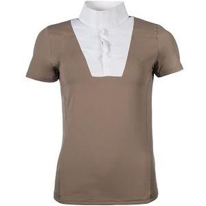 HKM Virginia korte mouw Wedstrijdshirt voor dames Taupe XL