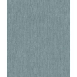 Rasch 484571 effen blauw met textielstructuur-10,05 m x 0,53 m (l x b) vliesbehang, lichtblauw