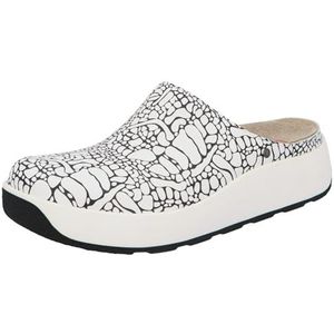 Berkemann Ella Pantoffels voor dames, zwart, wit, 35.5 EU