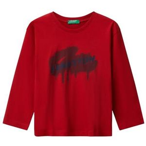 United Colors of Benetton T-shirt M/L, Rood, 1 jaar