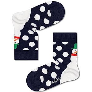 Happy Socks uniseks Kid's Jumbo Sneeuwpop Sok