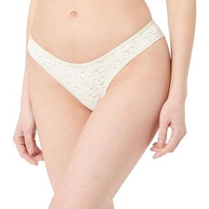 Calvin Klein Dames Bikini 000QF7348E Coördinaten Brief, Wit (Bone White), XS, Wit (Bone White), XS