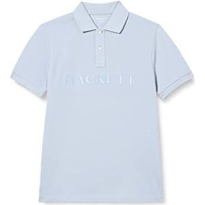 Hackett London Hackett LDN Polo T-shirt voor jongens, Oxford Blauw, 9 Jaren