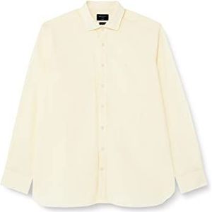 Hackett London voor heren Essentieel Bengaal Str Shirt, White/Yelow, S