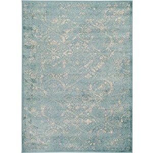 Benuta vintage tapijt in used-look, kunstvezel, blauw, 160 x 230,0 x 2 cm