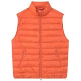 Bodywarmers - Deep Orange - Licht - Opstaande Kraag - 2-Wegritssluiting