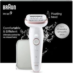 Braun Silk-épil 9 Silk·épil 9 40 pince(s) Or, Blanc
