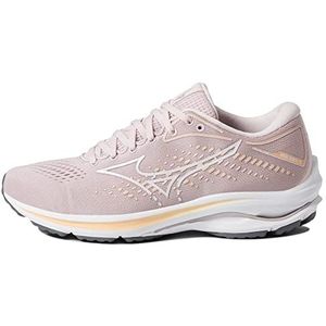 Mizuno Wave Rider 25 (W) hardloopschoenen voor dames, Pale Lila Wit, 38.5 EU