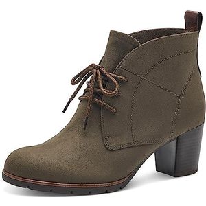 MARCO TOZZI dames 2-25107-41 Lace Boot Heel, Khaki Comb, 37 EU