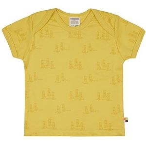 loud + proud Uniseks kinderprint, GOTS-gecertificeerd T-shirt, goud, 110/116 cm