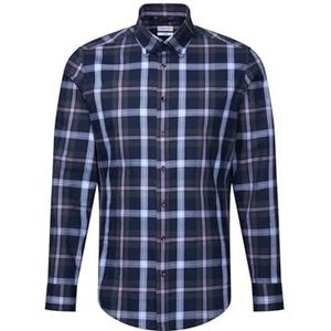 Seidensticker Herenoverhemd met lange mouwen, extra slim fit, groen, 43