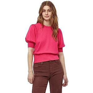 Minus Liva Knit Tee Tops T-shirts Dames - Shirt - Fuchsia