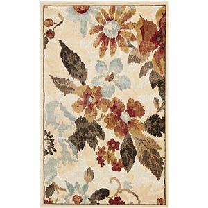Safavieh Modern tapijt, PAR148, geweven viscose, crème/meerkleurig, 78 x 121 cm