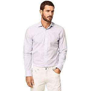 Hackett London Heren Multi BLU Melange CHK Button Down Shirt, XXL