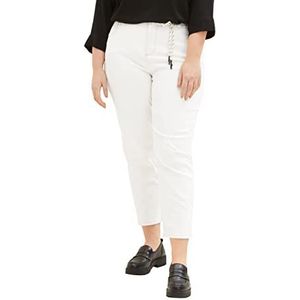 TOM TAILOR Dames Barrel Fit Jeans 1035947, 10315 - Whisper White, 44W / 28L