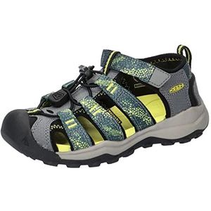 KEEN Newport Neo H2 Kindersandalen, uniseks, Groen Sea Moss Steel Grey, 27/28 EU