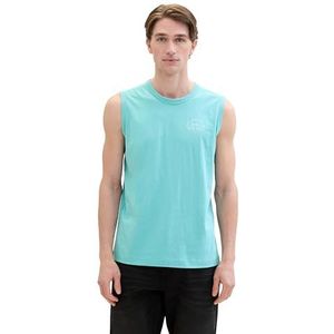 TOM TAILOR Tanktop voor heren, 35272 - Meadow Teal, 3XL