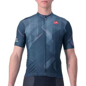 CASTELLI 3 Cime di Lavaredo fietsshirt voor heren en dames, technische jersey, hoge prestaties, perfect voor bergtochten, Blauwe afgrond, XS