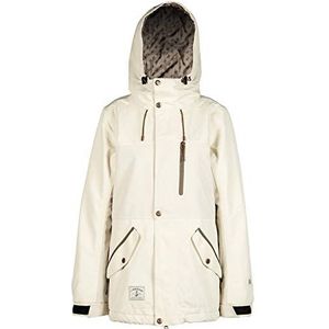 L1 ANWEN´20 dames functionele snowboardjas, warme 2-laagse jas met handmanchetten, streetstyle