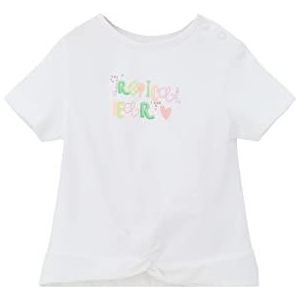 s.Oliver T-shirt met pailletten babe meisje wit 68, Wit., 68