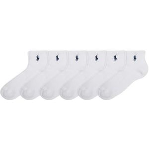 Polo Ralph Lauren Kussen Quarter voor dames, Wit, 3.5-9 UK