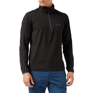 Makhill herenstretch, UV-beschermde jersey met halve rits, met Extol Stretch-stof. Geschikt om te wandelen en te wandelen.