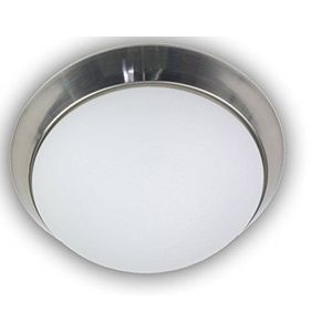 Niermann Standby 56313 A++, plafondlamp, sierring mat nikkel, HF sensor, LED, opaal mat, 40 x 40 x 13 cm