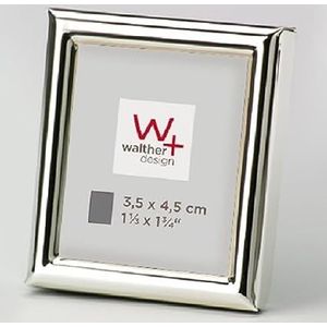 Walther Design Chloe WD354S3 Fotolijst, 3,5 x 4,5 cm, portretlijst, 3 stuks, zilver