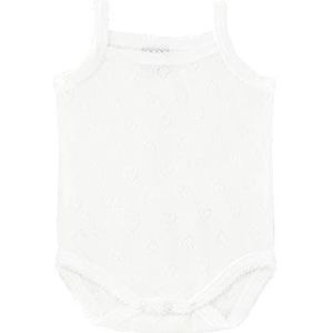 BABIDU Uniseks baby slim fit, Wit, 9 maanden