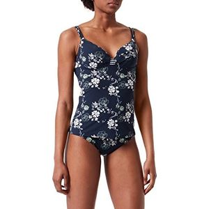 Short Stories Dames Top Tankini Padded Jurk, Dark Blue, 38 NL