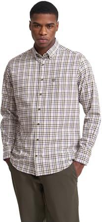 bugatti - Overhemd - Groen - Ruitdesign - 100% Katoen