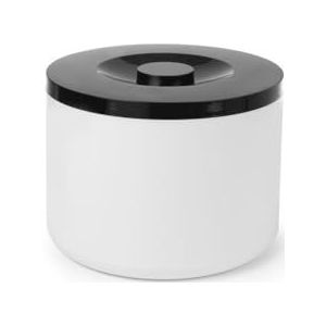 HENDI Ijsemmer, container voor ijsblokjes, BarUp, dubbelwandig, 10L, ø292x(h)220mm, polystyreen, wit en zwart